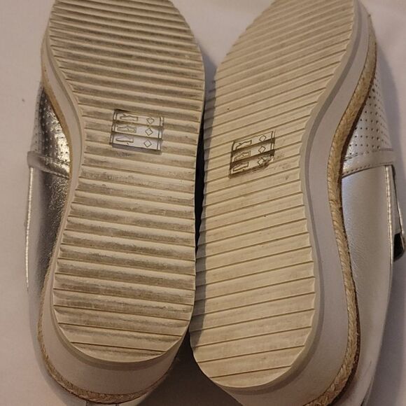 Aldo silver platform loafers size 8 - Picture 5 of 8